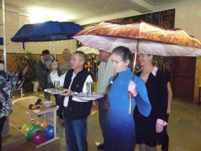 Жители Ерахтура пришли на огонёк